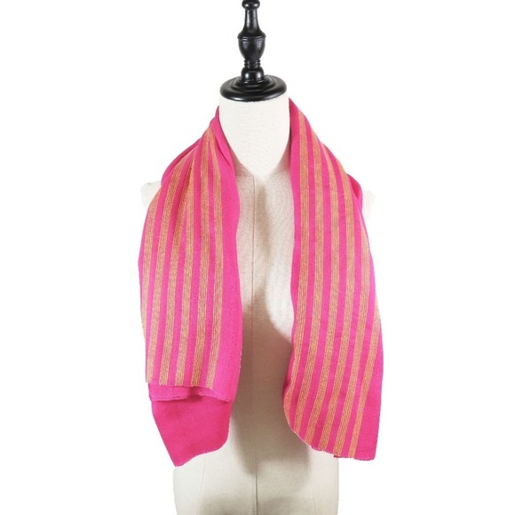 HERMES Pink Silk Scarf